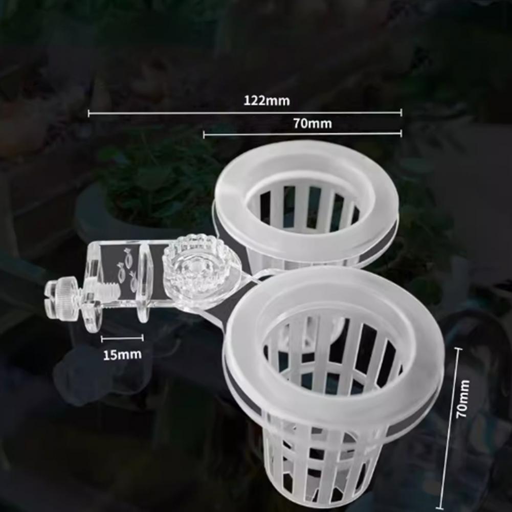 Aquarium Planted Wall - 水族館植物ホルダー壁掛け水耕植物バスケット水草植栽スタンド水族館プランター水槽アクセサリー