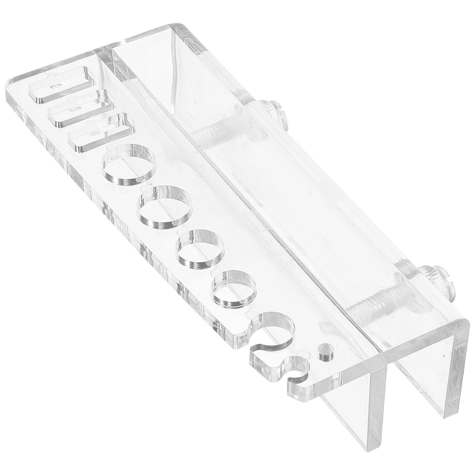 Aquarium Planted Wall - 水槽ツールホルダー アクリル製水槽収納ラック 壁掛け式 水草メンテナンスオーガナイザー 水槽清掃用