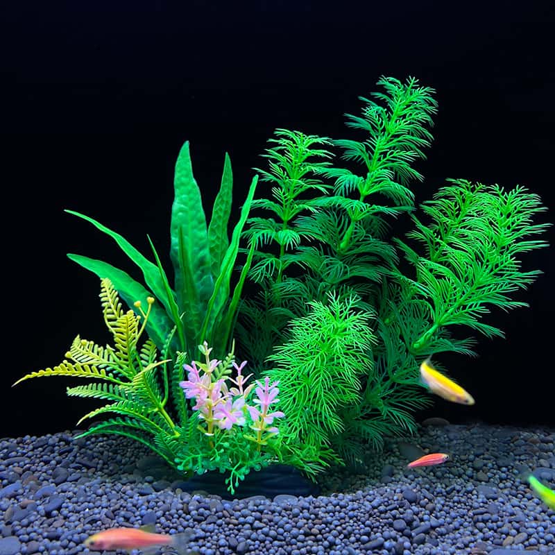 Planted Aquarium Bowl - 1pc リアルな人工水草水族館装飾植物魚に安全な水槽水槽屋内装飾