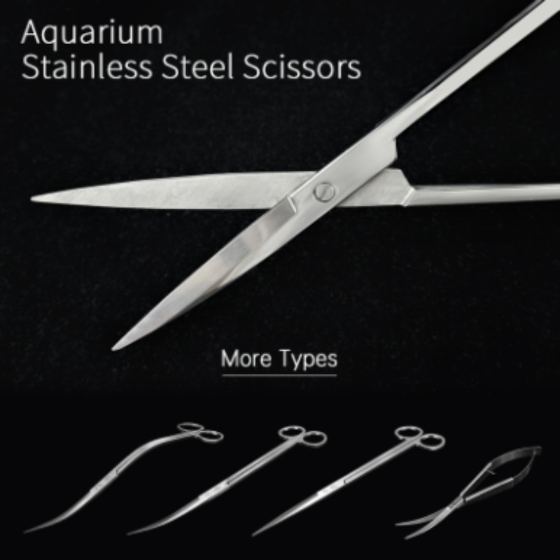 Aquarium Plant Utensils - ウィークアクア ステンレス製 水草用ハサミシリーズ シャープな剪定ツール 水槽用