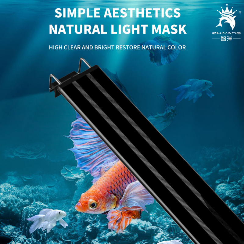 Aquarium Plant Uk - 4列カラー変更可能な水槽用LEDライト - 英国/EU/米国プラグ付き水草水槽用ランプ、魚水槽用調整可能なスペクトル