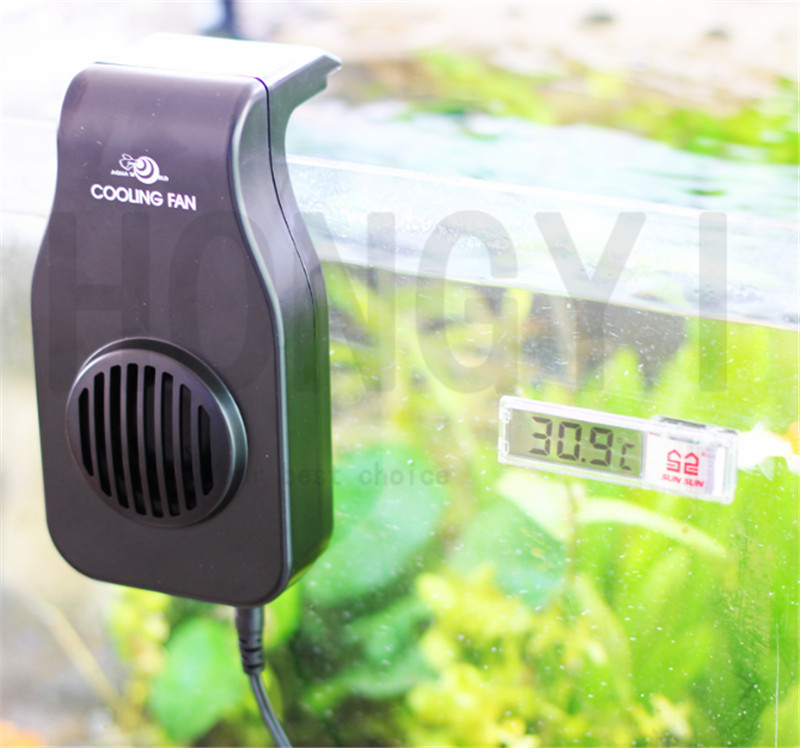 Aquarium Plant Uk - 冷却ファンミニナノぶら下げ水族館水植物魚礁サンゴ水槽温度低減 110v 240v