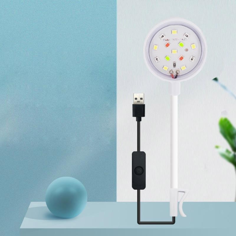 小型水族館の水槽ライト LED 便利な充電式クリップ造園ライ - Planted Aquarium Bowl のレビューと価格