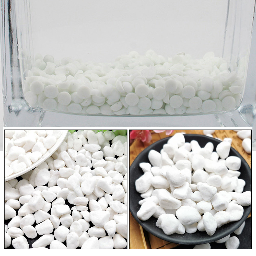1セット ホワイト装飾石 水槽用砂利 魚タンク用砂利 植木鉢 - Planted Aquarium With Rocks のレビューと価格