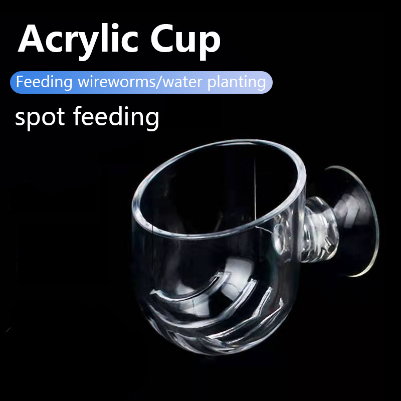 水槽装飾用植物カップポット アクリル製水生植物カップ 吸盤付 - Aquarium Plant Utensils のレビューと価格