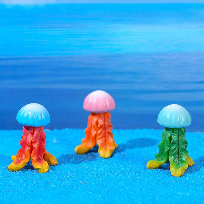 樹脂製のミニ円形水槽アクセサリー,かわいいカラフルな水族館の - Planted Aquarium With Rocks のレビューと価格
