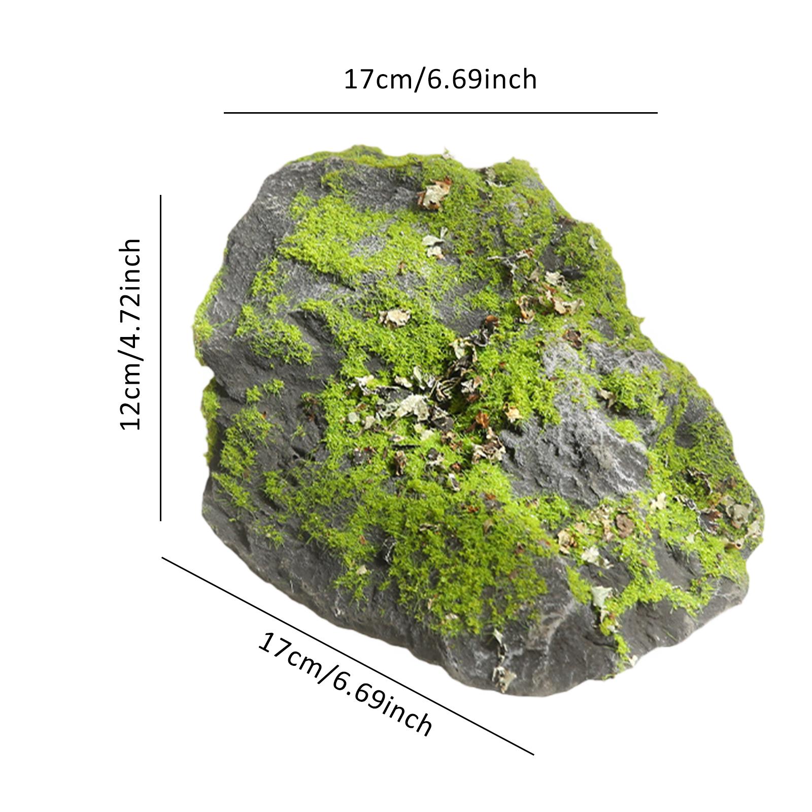 人工苔石模造石 軽量装飾品 鉢植え、ガラス瓶庭園、水槽シーン - Planted Aquarium With Rocks のレビューと価格