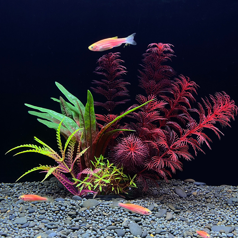1pc リアルな人工水草水族館装飾植物魚に安全な水槽水槽屋内 - Planted Aquarium Bowl のレビューと価格