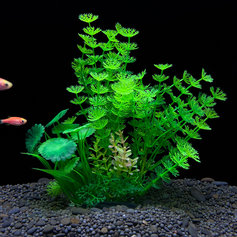 1pc リアルな人工水草水族館装飾植物魚に安全な水槽水槽屋内 - Planted Aquarium Bowl のレビューと価格