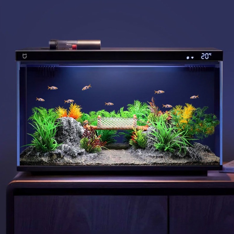 水槽装飾シミュレーションエコロジープラスチックロック水槽飾り - Planted Aquarium With Rocks のレビューと価格