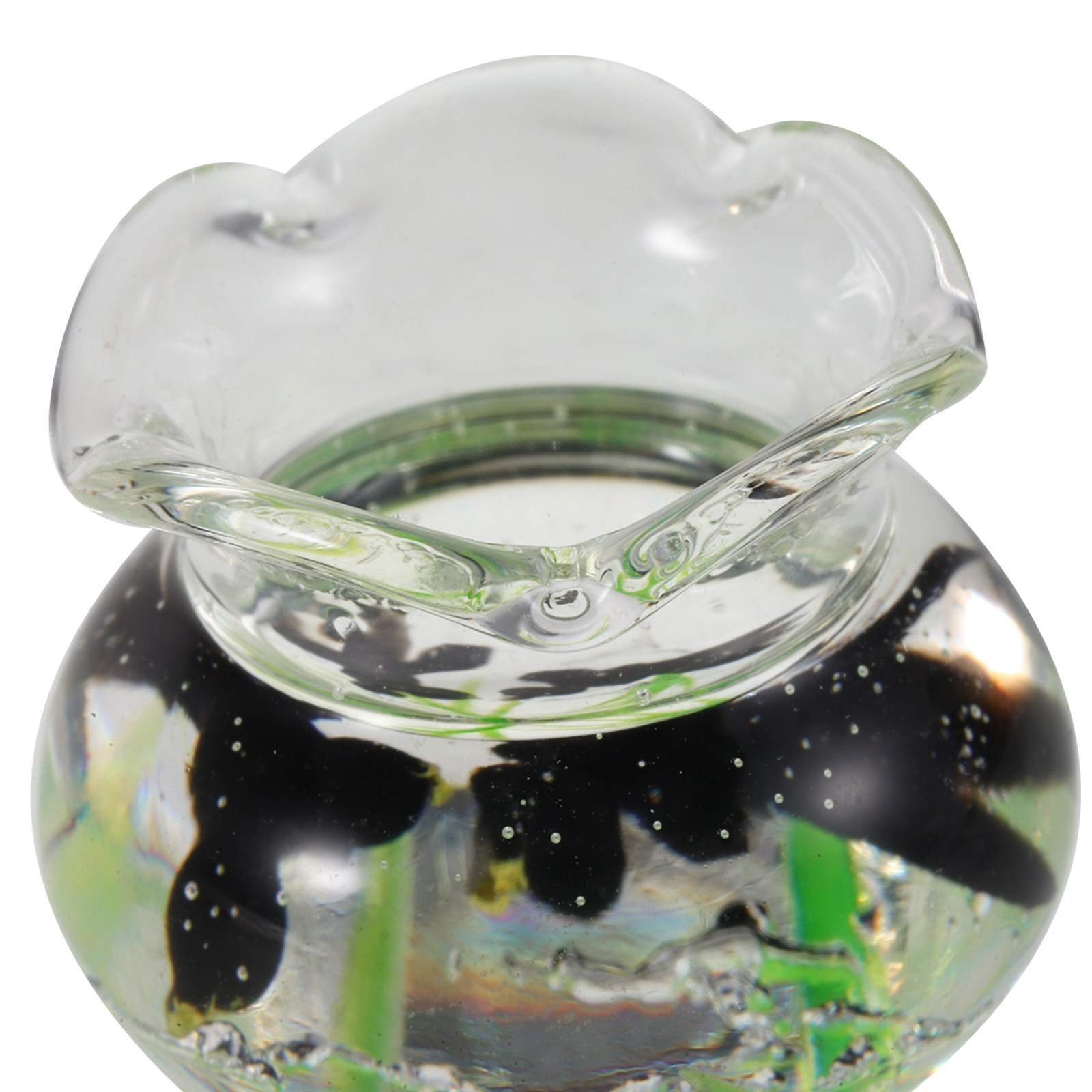 ミニ樹脂製金魚鉢 ミニチュア円形水槽 小さな魚や植物 ミニチ - Planted Aquarium Bowl のレビューと価格