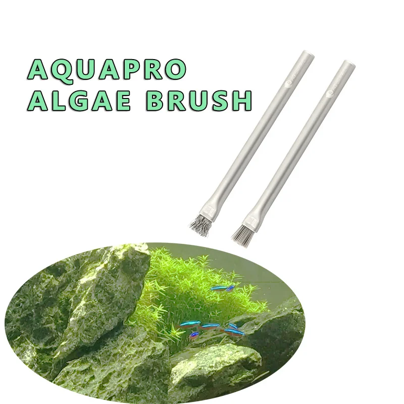 Aquapro 藻類ブラシクリーニングブラシ水槽と水族館ツー - Aquarium Plant Utensils のレビューと価格