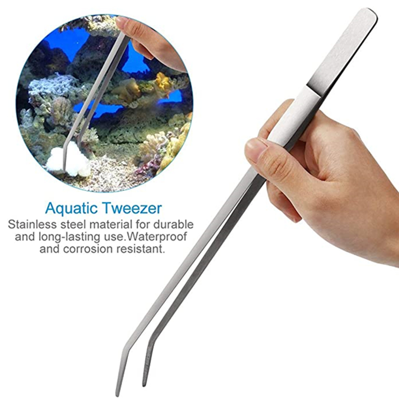 水族館アクセサリーハードステンレス鋼水族館ツールはさみピンセ - Aquarium Plant Utensils のレビューと価格