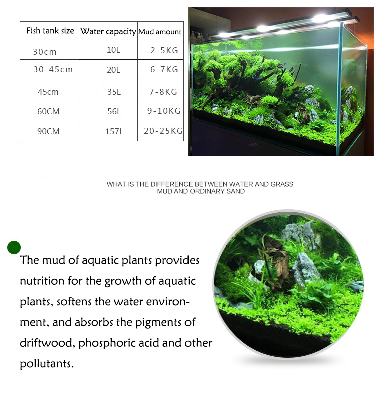 水族館植物の種子,水槽の素材,砂,土壌肥料,魚の手入れ,淡水 - Aquasoil Substrate のレビューと価格