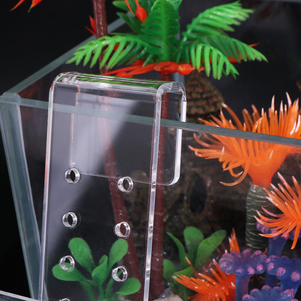壁掛け水槽植物カップ 透明アクリル製水生植物プランターホルダ - Aquarium Planted Wall のレビューと価格
