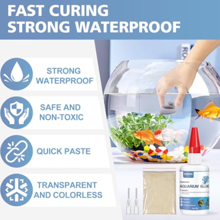 水槽用接着剤、スーパーリーフグルー、DIY植物、岩石、苔、サ - Planted Aquarium With Rocks のレビューと価格