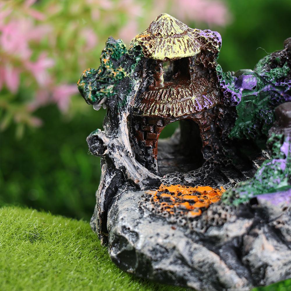 水族館アクセサリーアーバー木の植物偽造園水槽の装飾人工橋築山 - Planted Aquarium With Rocks のレビューと価格